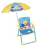 FUN HOUSE 713463 Baby Shark Chaise Pliante Camping