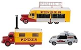 OPO 10 - Lot de 3 véhicules 1:43 du Cirque Pinder :