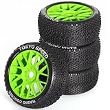 Lot de 4 roues de pneu RC Buggy 110 x 45 mm RC pièces