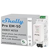 Shelly Pro EM 50A - Compteur électrique monophasé à