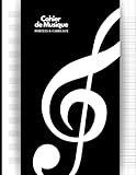 Cahier de Musique avec Portées et Carreaux - Grand
