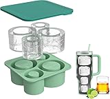 JOYSKY Stanley Cup Lot de 4 moules à glaçons en silicone