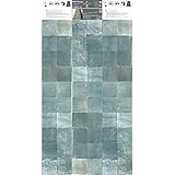 PLAGE Adhésif Autocollant Contremarche Gris Bleutée