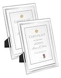 QWORK® 2PCS Cadres Photo Cadre Diplome - Format A4
