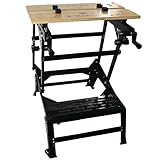 Établi pliable réglable sur 6 positions avec plateau