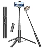 TONEOF Trépied Perche à Selfie améliorée de 153 cm,