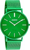 Oozoo Montre vintage pour homme - Avec bracelet en
