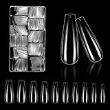 Faux Ongles, 500 Pièces Gel Capsule Pose Americaine,