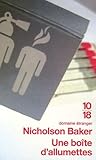 Une boîte d'allumettes