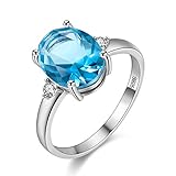 Uloveido Bague pour femme en argent sterling 925 avec