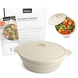 VINAK Cuiseur vapeur en silicone pour micro-ondes et