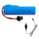 E-yiiviil Batterie Li-ion 3,7 V 1200 mAh avec câble