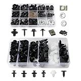 Lot de 180 vis de carrosserie + clips de fixation,