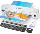 Plastifieuse A3 avec 30 pochettes pour A3/A4/A5/A6,