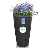 YourCasa Récupérateur d'eau de pluie, 240 l, design