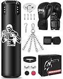 NZQXJXZ Sac de Frappe Cuir Microfibre Lourd Entraînement