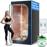 Serenelife Sauna Portable, Sauna Infrarouge avec Vapeur,