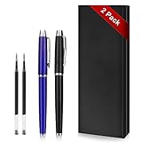 Lot de 2 stylos à bille pour homme et femme - Pour