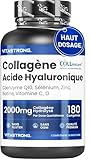Collagène et Acide Hyaluronique 180 Comprimés, Collagène