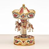 Lamart Noel by Carrousel Carrousel de Noël 22 cm Blanc