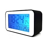 Horloge radio-pilotée avec thermomètre (4491S)