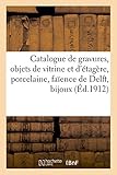Catalogue de gravures anciennes, objets de vitrine