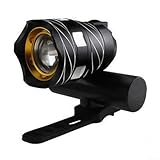 HEIBTENY Phare Avant LED pour VTT - 350 LM - Rechargeable