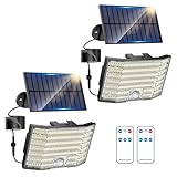 AGOTD Lot de 2 lampes solaires d'extérieur à 226 LED