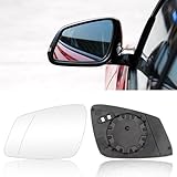 Altsbaos 1PCS Verre Rétroviseur Gauche Compatible avec