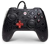 PowerA Mario Shadow Noir, Rouge USB Manette de jeu