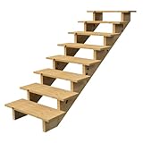 Vinuovo - Escalier extérieur Bois. 2 à 7 Marches.Escalier