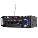 Pyle Amplificateur Audio Stéréo Sans Fil Bluetooth