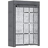 HOMCOM Armoire multi-usages - Dim. 103L x 43l x 162,5H