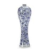 Vase en céramique bleu et blanc en porcelaine chinoise