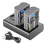 Neewer 2100mAh Batterie de Rechange Lot de 2 pour Nikon