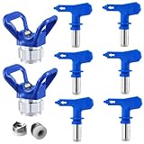 QWORK® Airless Embouts de pulvérisation de peinture,