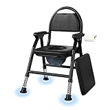 NJUN Chaise percée pour personnes âgées, fauteuil roulant