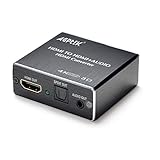 AGPtEK Extracteur audio 4K x 2K HDMI répartiteur audio,