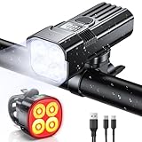 Mohard Lumière Vélo Avant et Arrière, [4+7 Modes] &