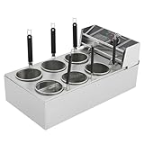 Casserole à pâtes électrique avec passoire, 6 paniers,