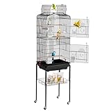 VEVOR Grande cage à oiseaux 45,7 x 35,5 x 151 cm Cage