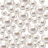 TYEQWT - 150 Pcs Faux Perle Brillante Flottantes Perles