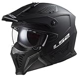 LS2, Casque jet modulable moto DRIFTER solid mat black