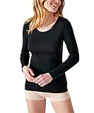 Damart - T-Shirt Manches Longues Fine Côte Thermolactyl,