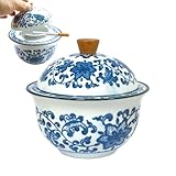 Ezitruz Cendrier en céramique avec couvercle - Cendrier