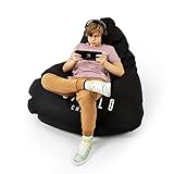 Diablo Pouf Poire Gaming XXL Beanbag Pouf Avec remplissage
