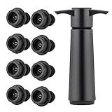 1 pompe à vide avec 8 bouchons à vide réutilisables