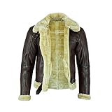 Leatherick Blouson aviateur pour homme en cuir de chèvre