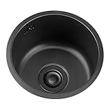 Evier Rond Noir Cuisine Rénovation Bassin Evier Simple