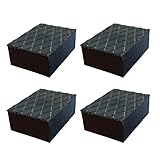 Lot de 4 tampons de pont élévateur 160 x 120 x 60 mm,